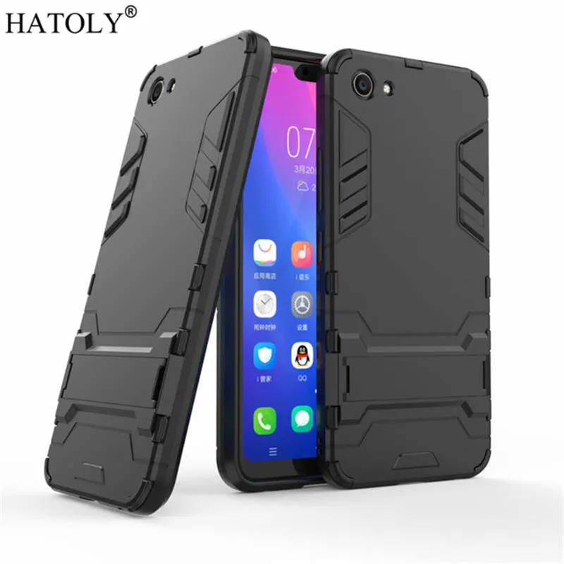 Защитный чехол HATOLY для BBK Vivo Y81 ударопрочный силиконовый Y83 твердый на заднюю