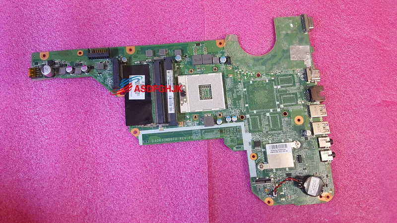 

Б/у б материнская плата для ноутбука HP 680568-001 680568-501, s989 DA0R33MB6F0 100% TESED OK