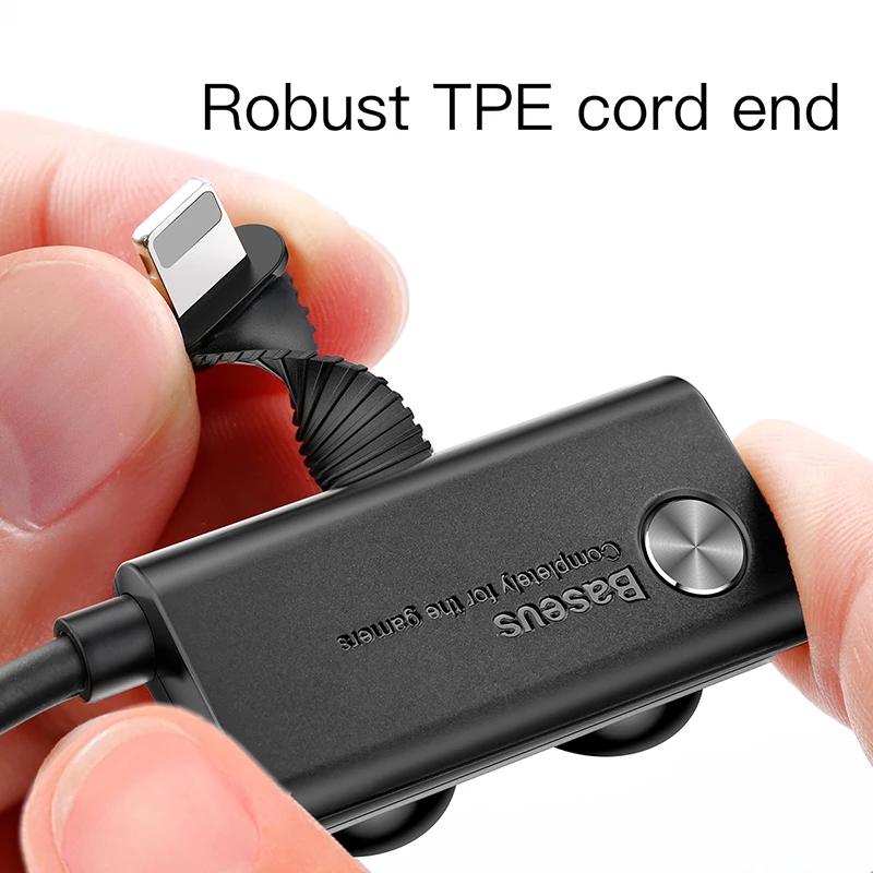Зарядный USB кабель Baseus для iPhone 6 6s 7 8 X мобильных игр контактный быстрой зарядки 5