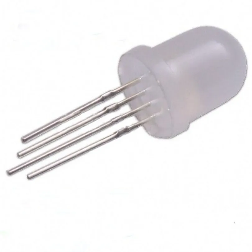 2 шт. 1000 светодиодный чип DC5V IC APA106 F8 8 мм/F5 5 мм круглый RGB Полноцветный неоновый