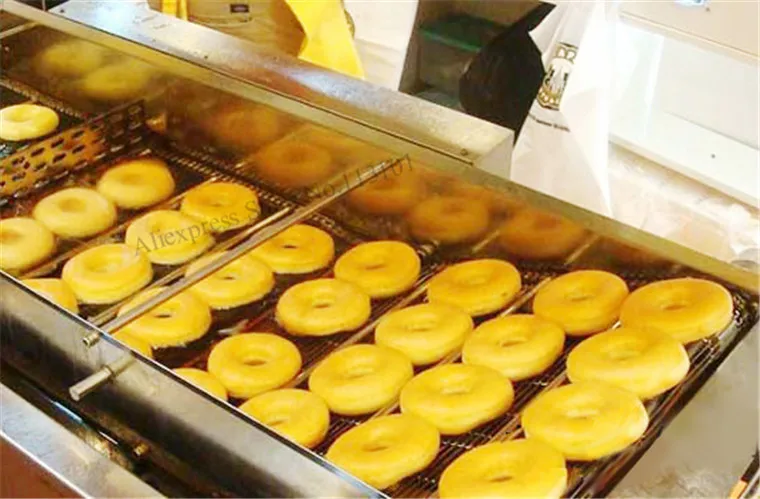 Автоматическая фритюрница для пончиков электрическая машина приготовления