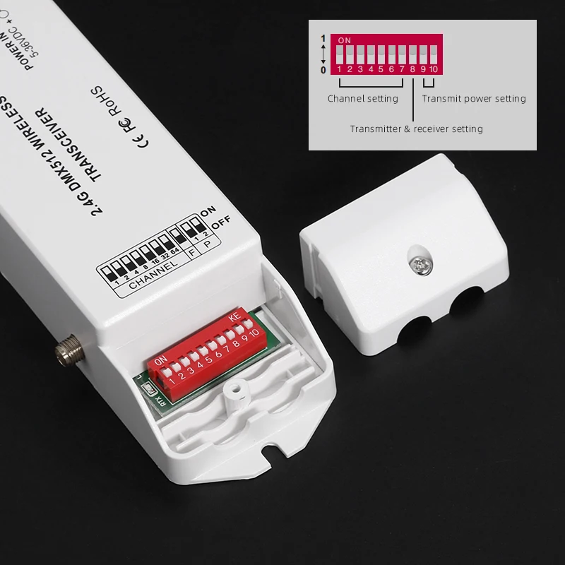 BC 870 350 метровый беспроводной комплект передачи сигнала DMX512 2 в 1 можно установить