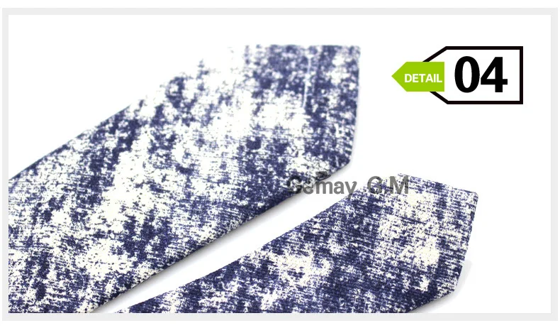 Fashion Neck Tie For Men Floral Linen Ties for Wedding Party Print Narrow Neckties Casual Mens Retro Neckwear Male Cotton Ties