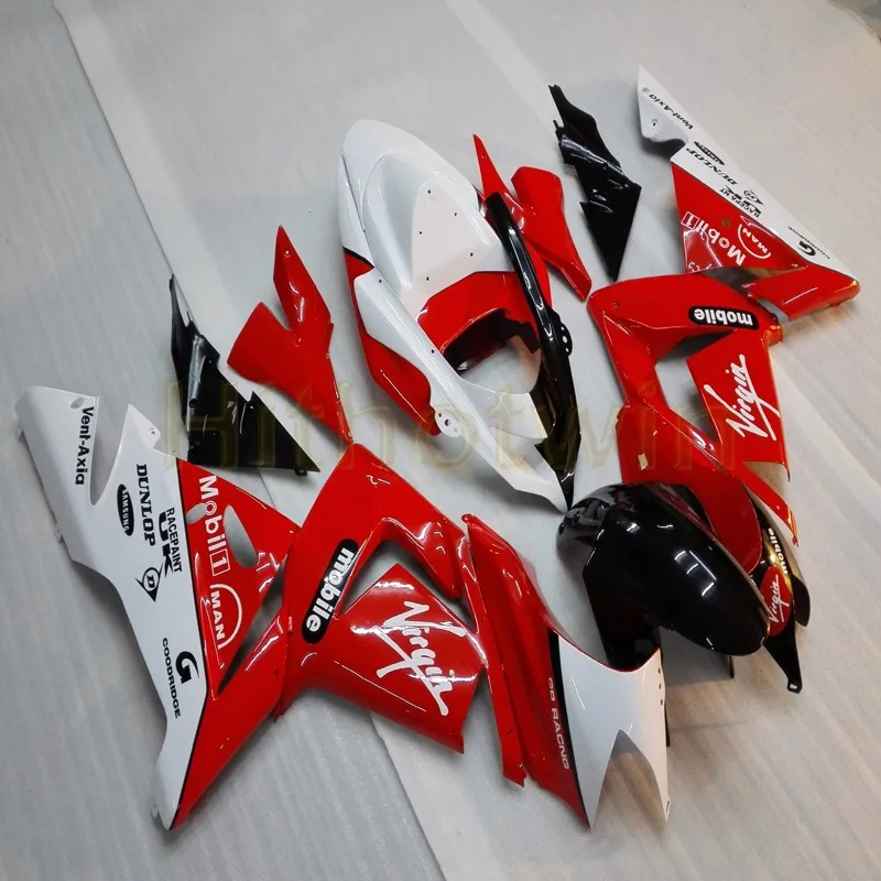 

Custom motorcycle article for ZX10R 2004 2005 ZX-10R+5Gifts+red white ABS fairing M2