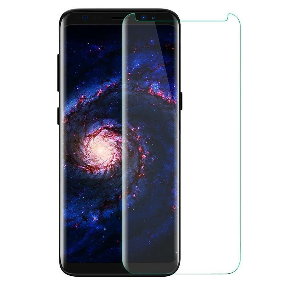2 pieces New Screen Protector Surface Protective Film Curve Edge For Samsung Galaxy S9 Tempered Glass Anti-Scratch | Мобильные