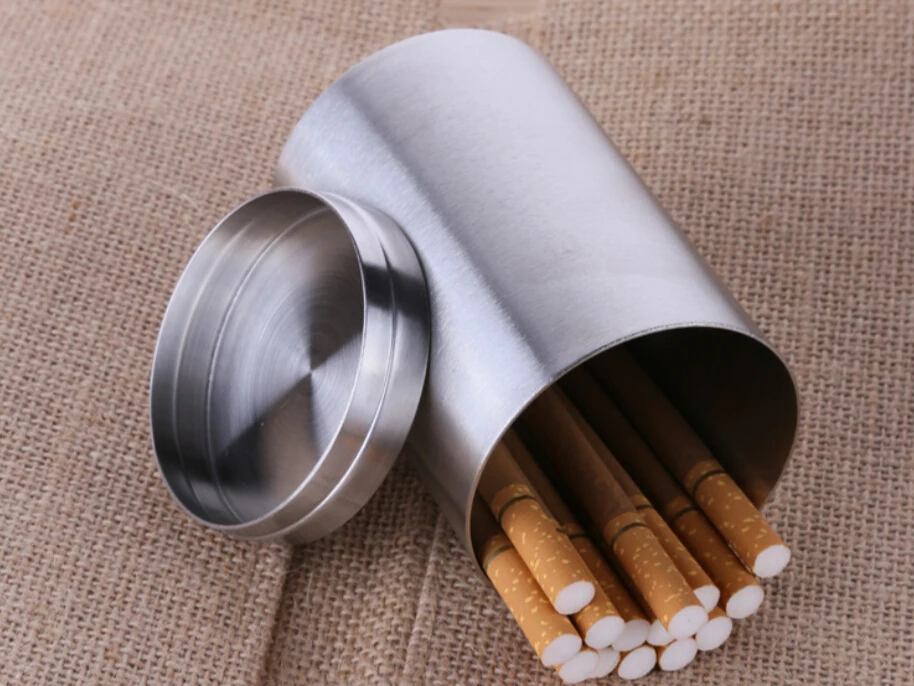 304 котелок из нержавеющей стали табачные банки для сигарет портативные кофейные