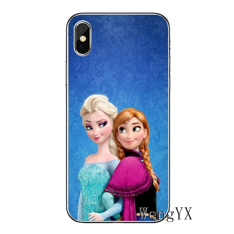 Красота Эльзы и принцессы Анны из мультфильма «Холодное сердце» для samsung Galaxy S10 S9 S8 S7 S6 edge Plus Note 9 8 5 S5 S4 S3 мини Чехол Мягкий чехол для мобильного телефона чехлы