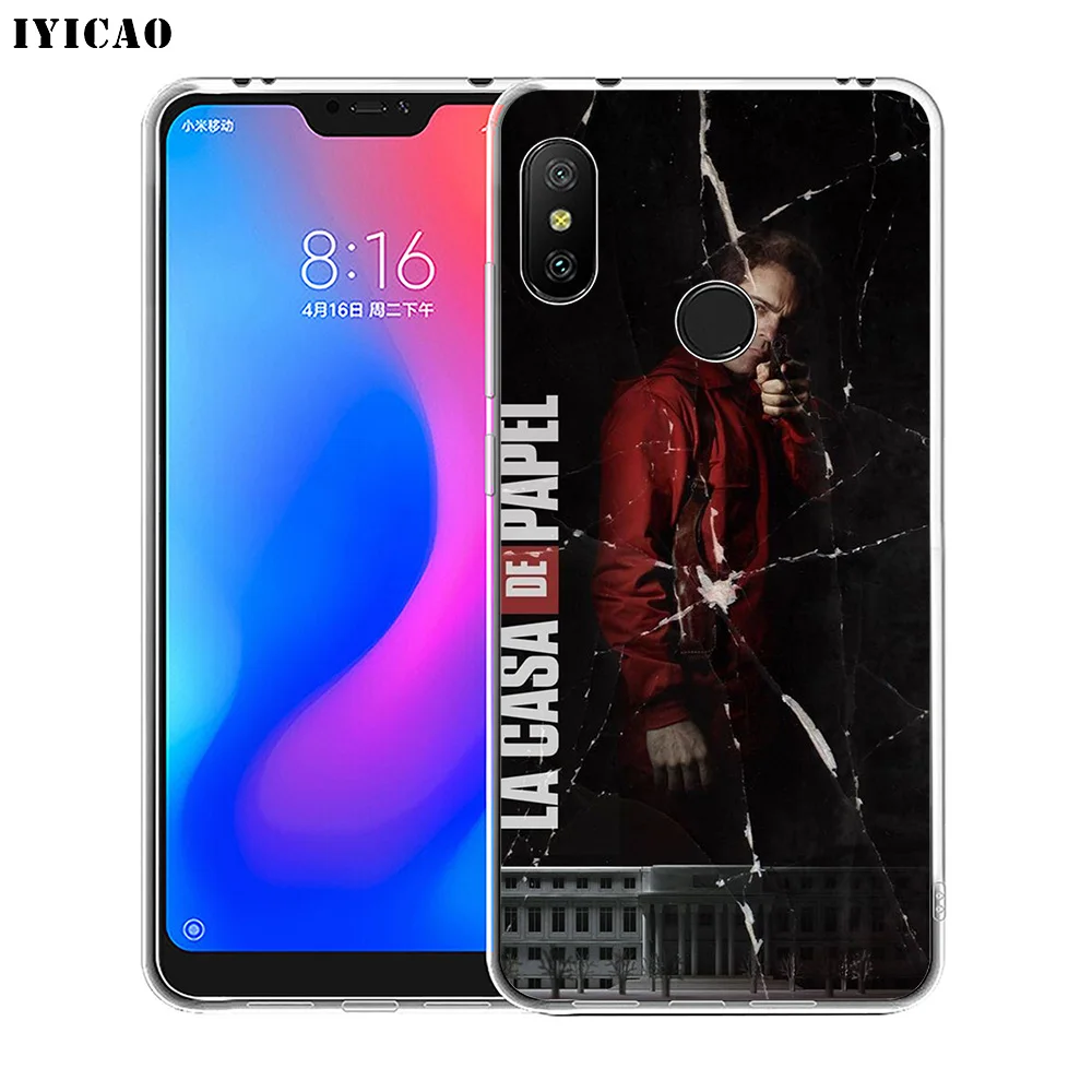 IYICAO La Casa De Papel Мягкий силиконовый чехол для телефона Xiaomi Redmi 4A 5A 6A Note 7 6 5 Pro Plus 4X Prime