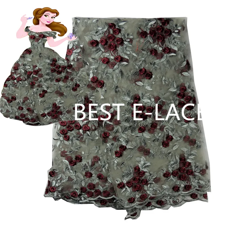 2017 Лучшие Продажи Африканский Шнурок Шнур Высокое Качество Французский