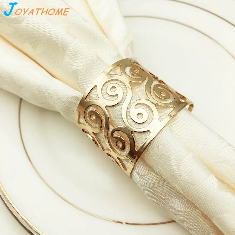 Joyathome нежное Золотое кольцо пряжка для салфеток рождественское с пряжкой