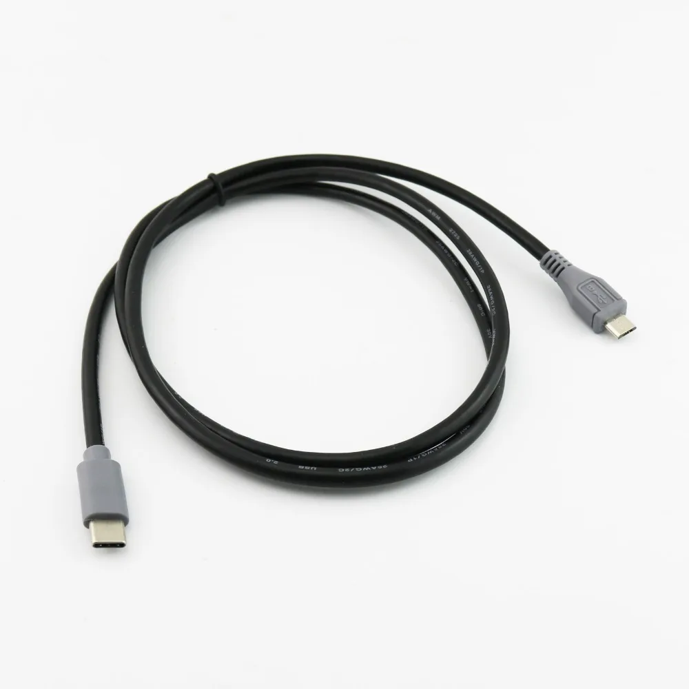 10 шт. переходник с USB Type C 3 1 папа на Micro 5 Pin B адаптер OTG кабель передачи данных для