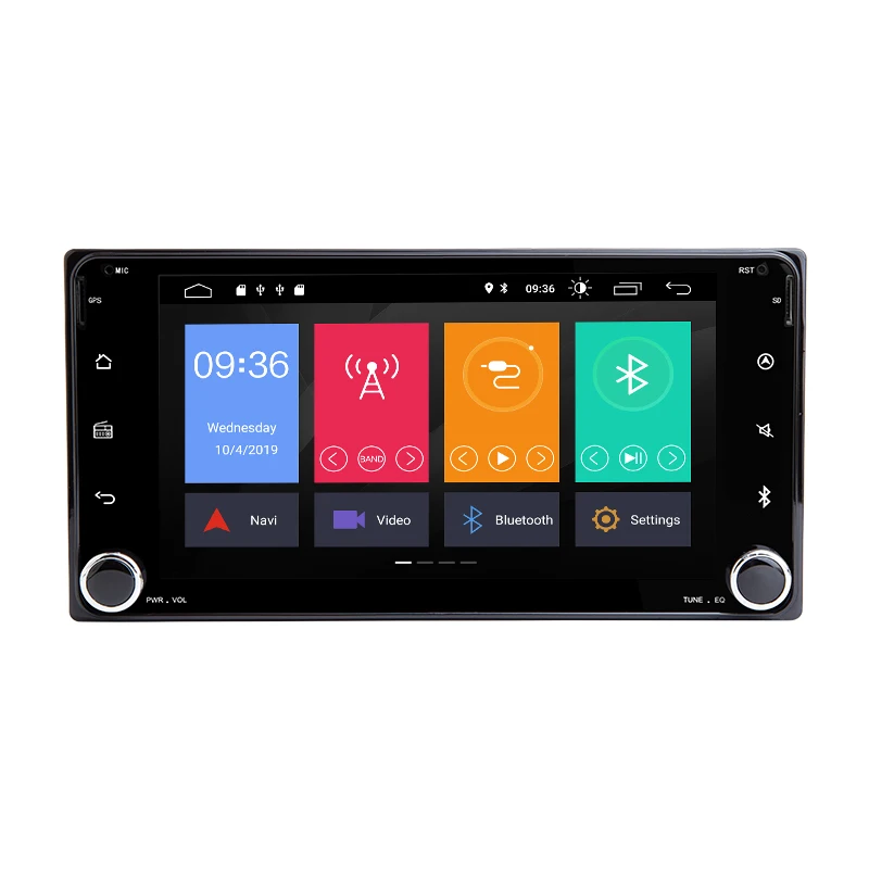 2din GPS Android 9 0 Автомобильный мультимедийный плеер для Toyota Land Cruiser 100 200 Prado 120 150 Rush Corolla