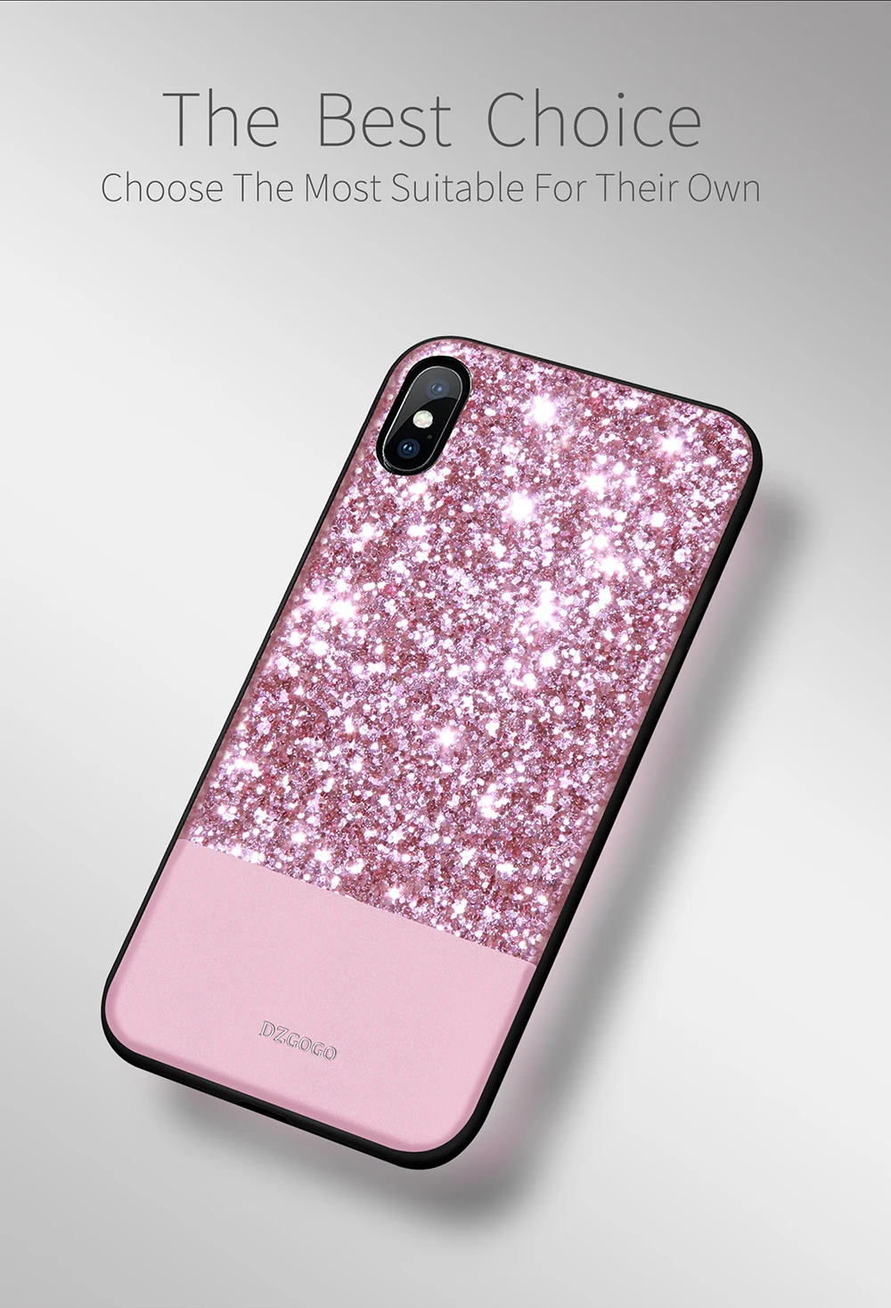 Для Apple iPhone XS Max чехол DZGOGO роскошный блестящий чехол с полной защитой Тонкий Стиль задняя крышка для iPhone 6 6s 7 8 Plus X XR XS Max чехол