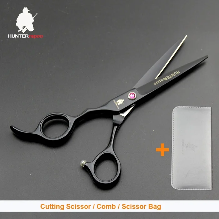 cut scissor and bag Скидка 30% HT9142 6 дюймов из нержавеющей стали для левшей, филировочные ножницы для стрижки волос, набор расчесок для парикмахерских салонов, ножницы для стрижки - Цвет: cut scissor and bag