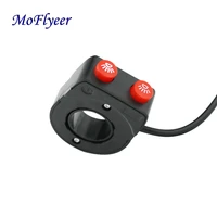 moflyeer 78 22mm motorcycle bike handlebar on off button head spot fog light switch