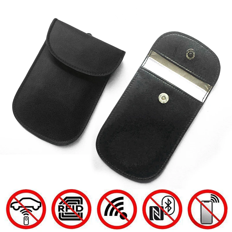 Часть Противоугонная блокировка входа ключ сумка чехол 20*10 см кожа безопасности