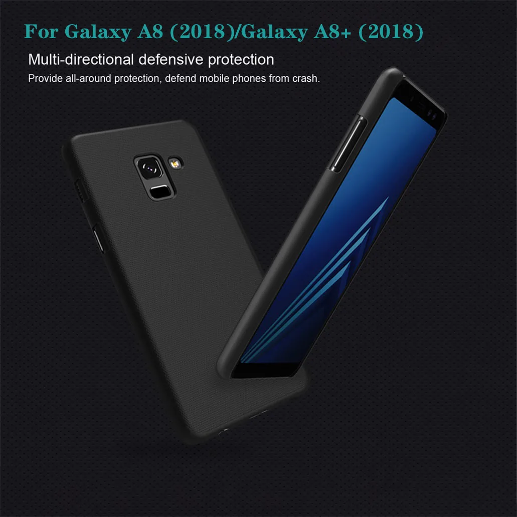 Для samsung Galaxy A8 чехол A8+ чехол Nillkin Супер Матовый Щит Жесткий PC телефон задняя крышка для samsung A8 Plus