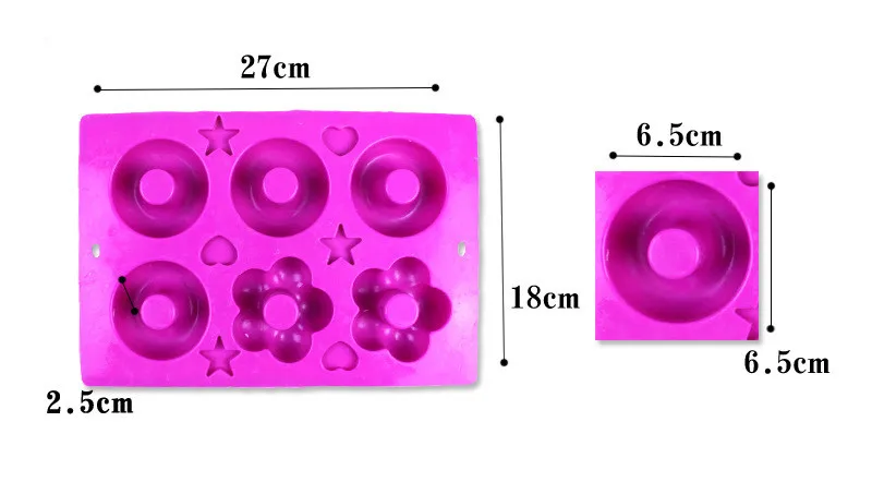 Силиконовая форма для торта в форме цветка 6 отделений|cake tools|flower shapesilicone cake mold |