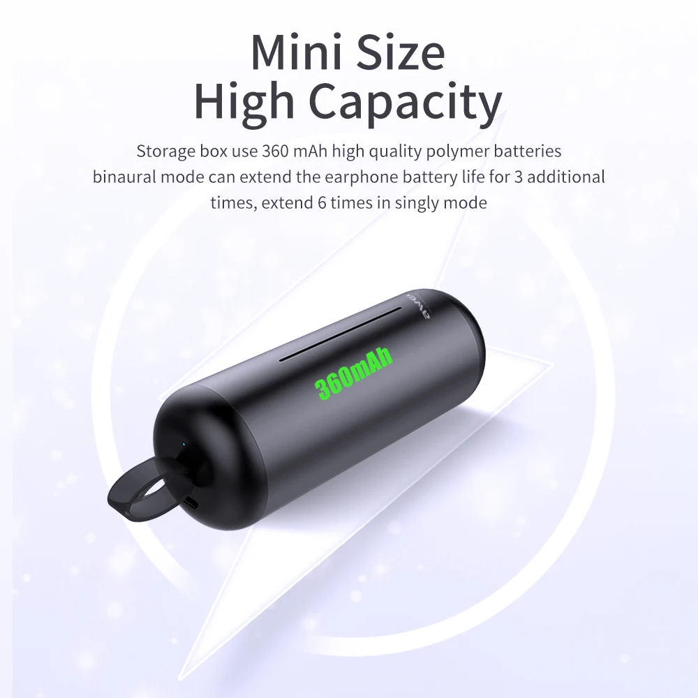 AWEI T5 TWS 5 0 Bluetooth наушники стерео настоящие беспроводные гарнитура для iPhone Samsung с