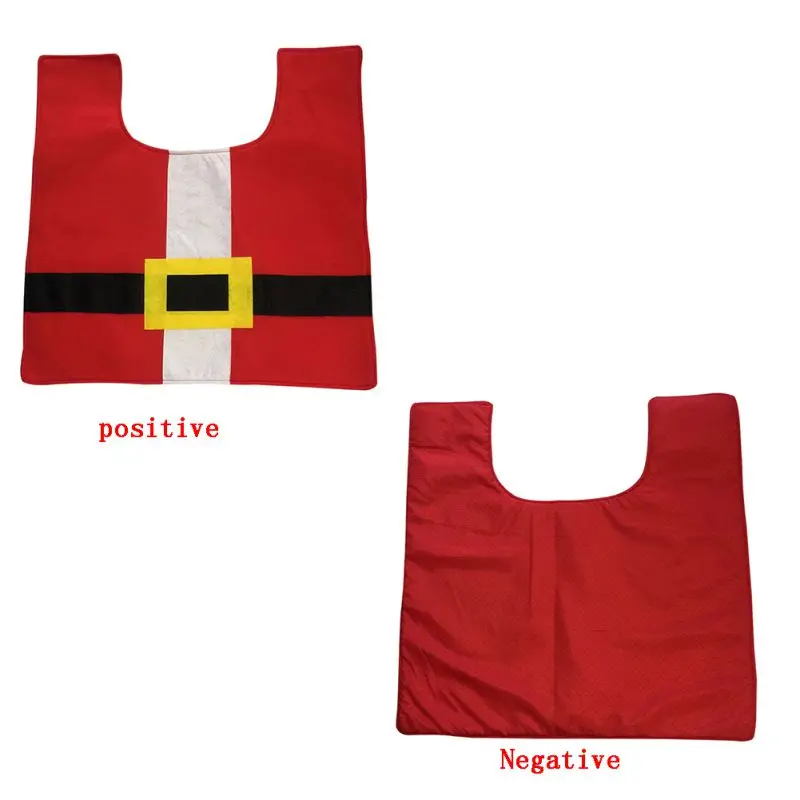 2 шт./комплект Рождественский чехол для унитаза с Санта-Клаусом и снеговиком | Дом