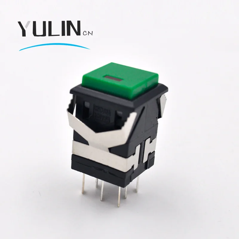 5шт./лот KD2 22 самосброс с 3v led переключателем 3A/250V 6A/125V защелкивающаяся 2NO2NC