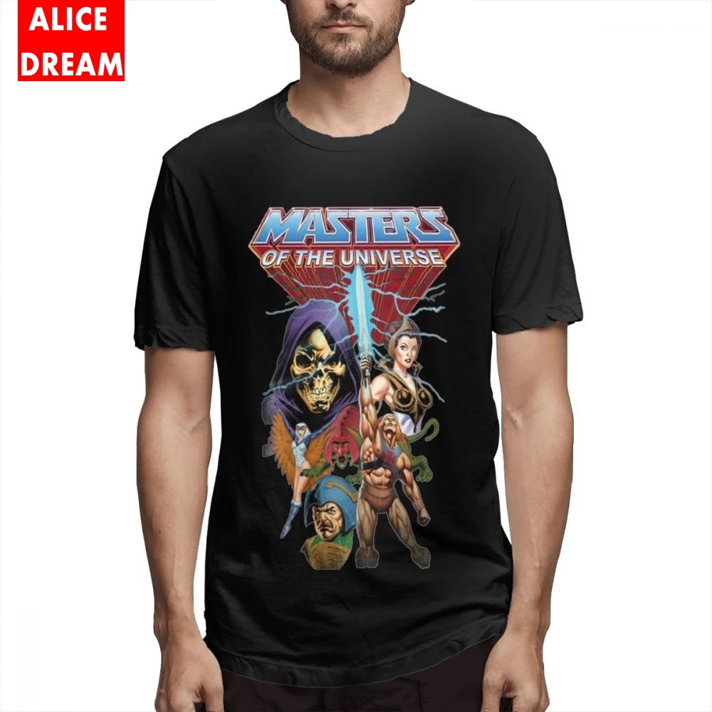 Футболка Masters Of The Universe с 3D принтом модная футболка для мужчин Новинка 2019 года