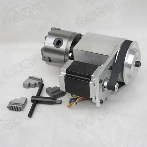 Гравировальный станок 4-осевой вращающийся вал с ЧПУ разделительная головка K11 80