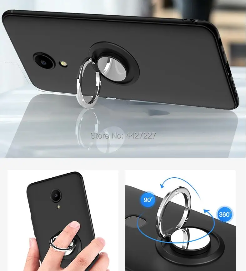 Чехол для Meizu M5 Meizu M5S чехол с кольцом Стенд задняя крышка Поддержка Автомобильный магнитный держатель для 5," Meizu M5S meilan 5S M612H M612M