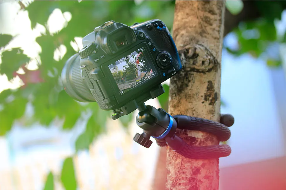 Ulanzi TT20S 2 в 1 Мини Настольный гибкий DSLR штатив с держателем для телефона для Canon sony Nikon вертикальный штатив для съемки телефона