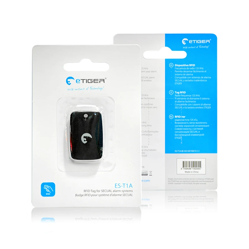 ETtiger RFID метка беспроводная идентификация доступа к сигнализации карта для