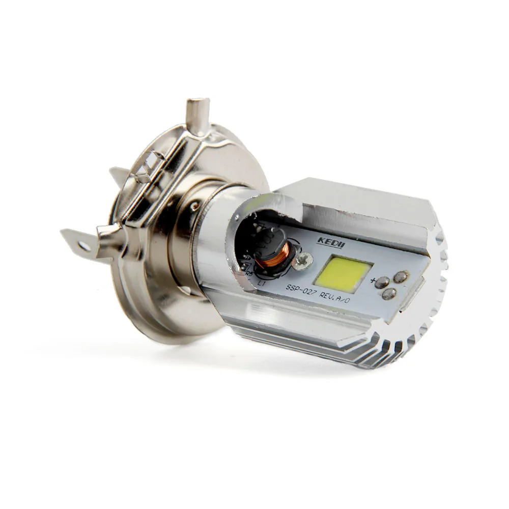 Новый светодиодный светильник на голову мотоцикла лампа для скутера H6 Ba20d 6000k ATV