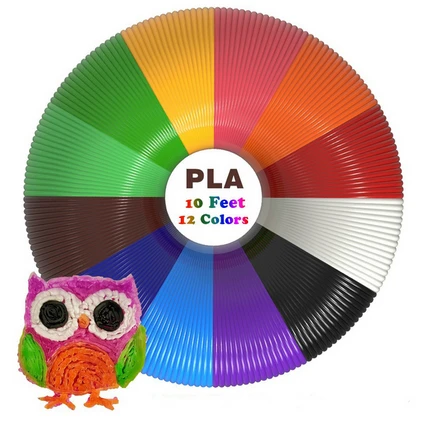12 Colors 36m Dikale 3D Ручка Lapiz 3D Caneta 2-го поколения 3D принтер для рисования ручка из пла нити для детей и взрослых креативный инструмент DIY игрушка в подарок - Цвет: 12 Colors 36m