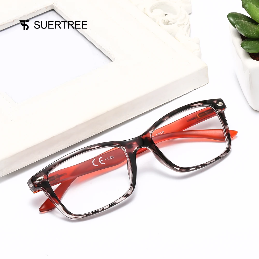 SUERTREE Модные антибликовые очки для чтения удобные компьютерные классические