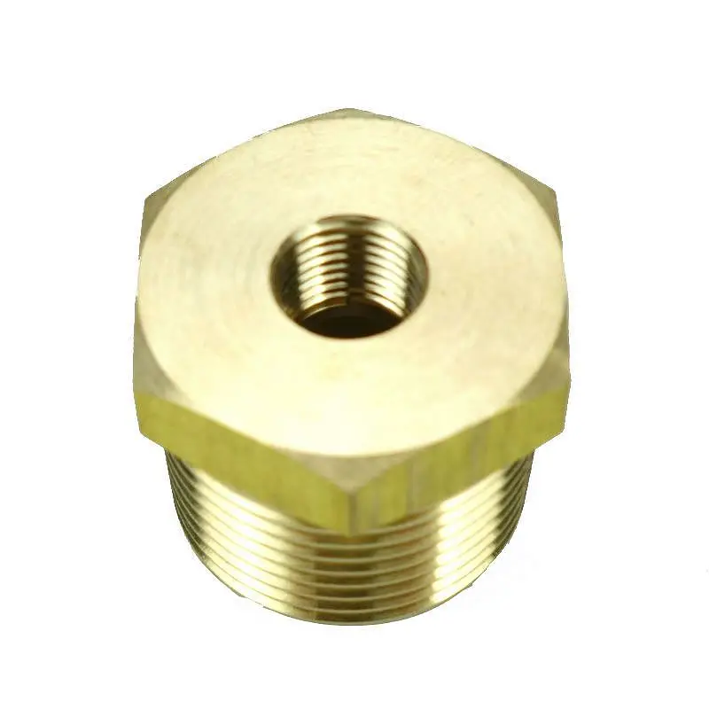 

3 шт. 3/4 "Мужской BSPT * 1/4" Женский NPT резьба Латунная Труба фитинг редукционная втулка