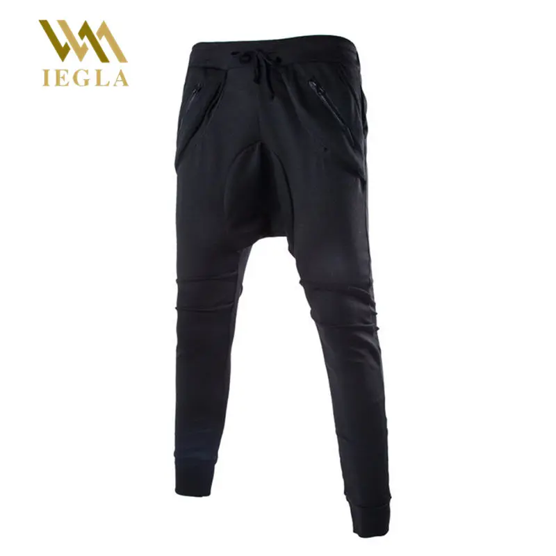 

Harem Pants Men Fashion Hip Hop Cross Pants Male Pattern Elastic Waist Punk Loose Length Trousers Casual Cool Joggers Streetwear
