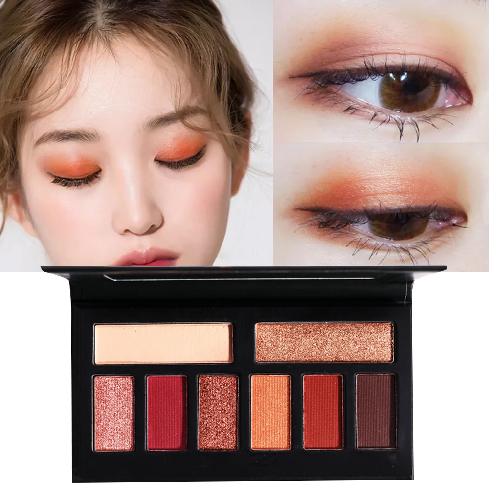 KIFONI 8 оттенков матовые мерцающие тени для век Палитра блестящие пигментированные