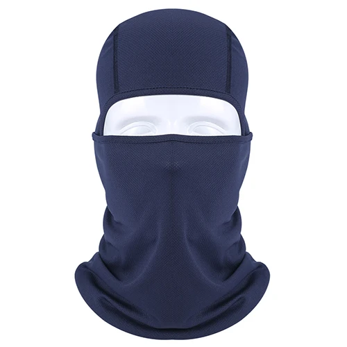 Dark Blue Тактическая Балаклава Лицо Маска Велосипедная велоспорт Лыж Страйкбола Шлем Защита Женские Мужские спорт Кепка Пыли - Цвет: Dark Blue
