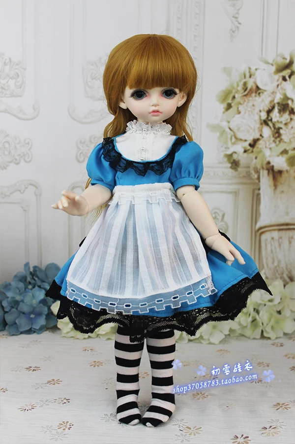 Платье горничной для 1/3 1/4 BJD SD куклы Одежда девочек|Куклы| |