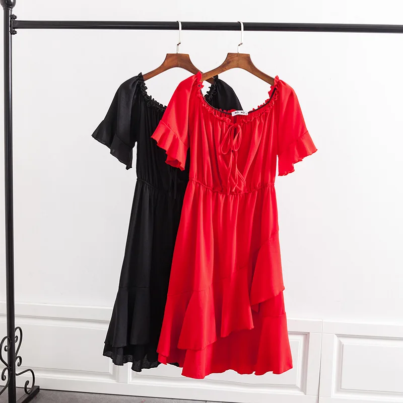 2019 Плюс Размер повседневные платья Летняя женская одежда мода свободный