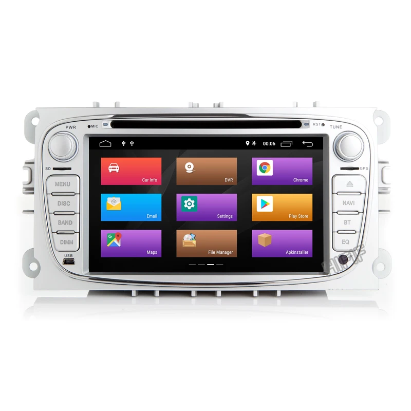 PX5 Carplay Android 10 CD DVD Радио 1024*600 IPS DSP плеер Navi GPS для FORD FOCUS Mondeo GALAXY C-Max S-MAX Kuga OBD BT SD USB |