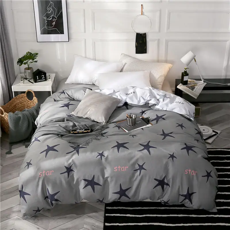 Комплект постельного белья хлопок пододеяльник близнец Полный queen king size одеяло, одеяло, покрывало 150*200/160*210/180*220 см - Цвет: 020