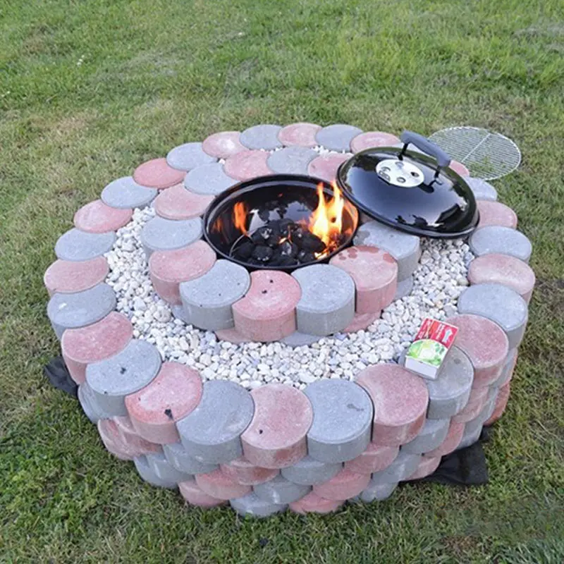 Практичная DIY Пластиковая форма для тротуара садовой дорожки бетонной