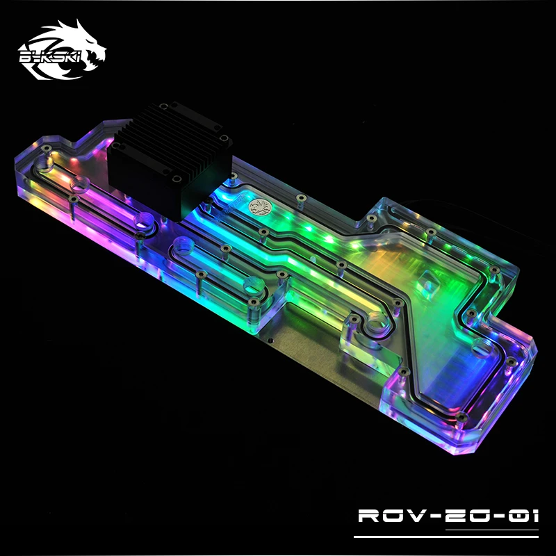 Bykski водная доска, резервуар для ZEAGINAL Z01 игровой чехол для компьютера, прозрачный резервуар для воды, Поддержка синхронизации материнская плата RGV-ZG-01