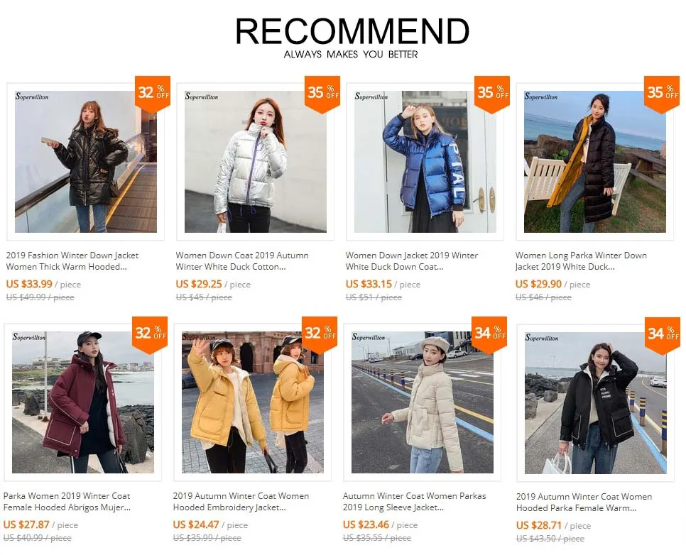 Fashion Winter Down Jacket Women Thick Warm Hooded Parka Female Cotton Padded Mid Long Coat Lady Solid Black Blue White D77