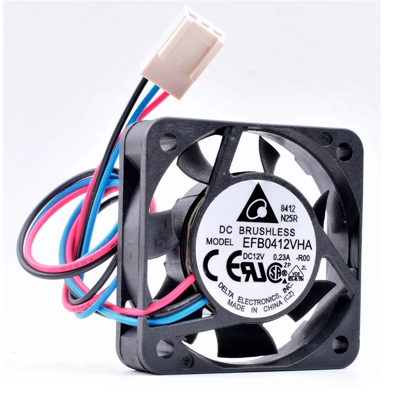 Абсолютно новый оригинальный EFB0412VHA-R00 4 см 4010 40 мм вентилятор DC12V 0.23A 3 линии