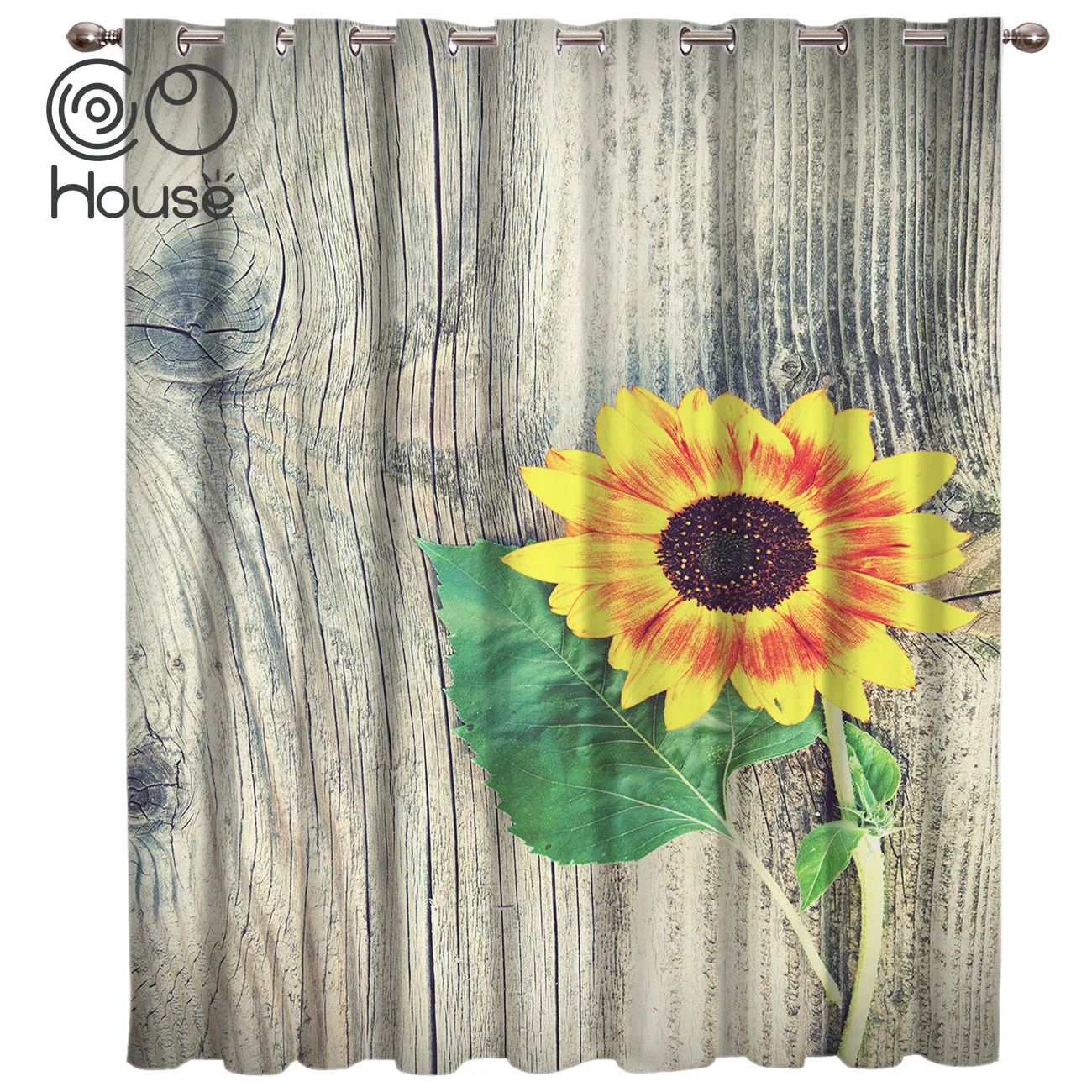 Шторы для окон из подсолнуха темные удилища занавесок уличной кухни идеи лечения