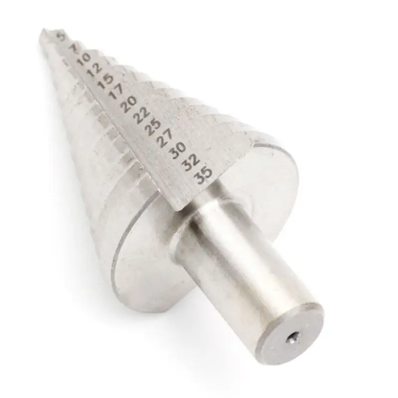 13 ступенчатых спиральных рифленых конических конусных Сверл из быстрорежущей