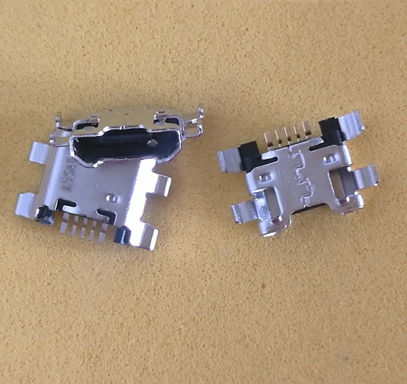 500 шт. разъем Micro USB для зарядки порта док-станции 5pin тяжелая пластина HUAWEI 7C 7S 7A 7X 8E