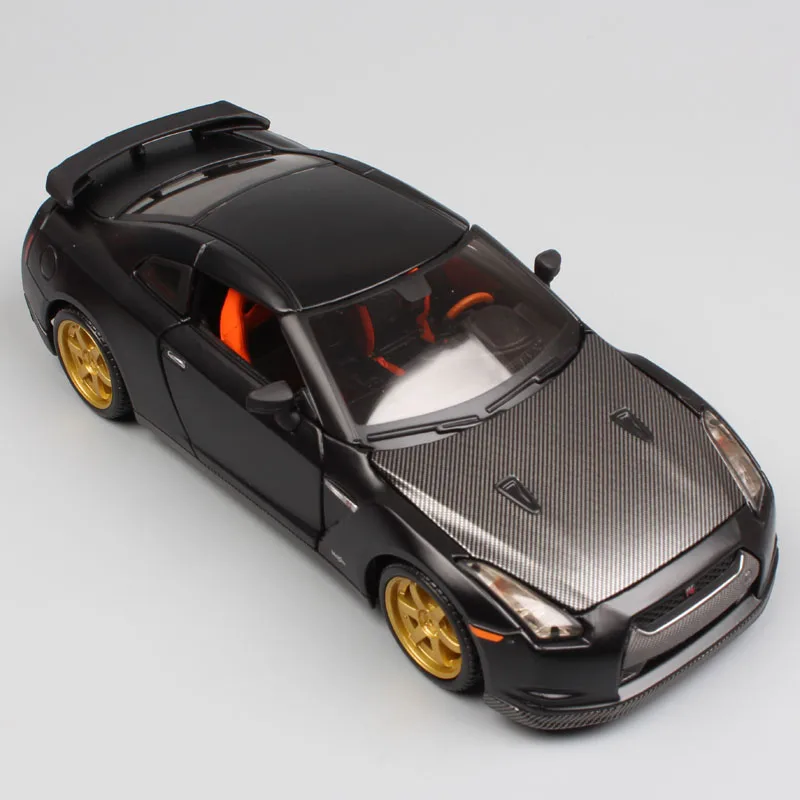 Масштаб 1:24 mini Maisto 2009 Nissan GTR Skyline супер спорт турбо R35 гоночный автомобиль купе