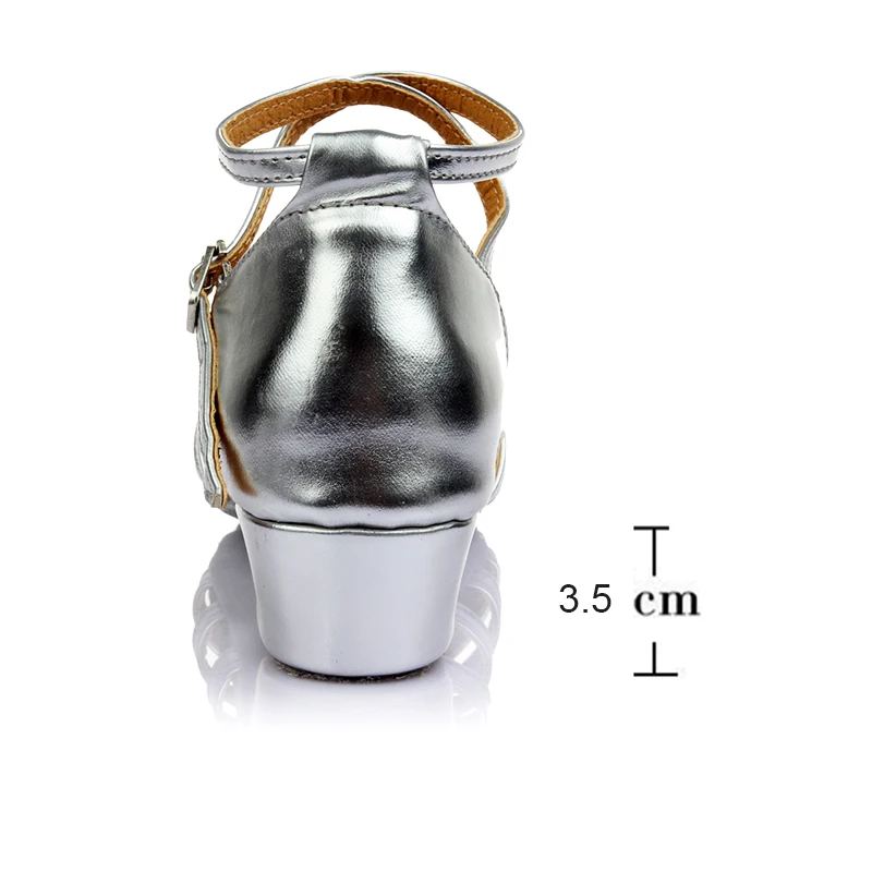 Детская танцевальная обувь танго для латинских танцев Высококачественная